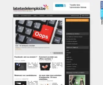 Latetedelemploi.be(Emploi) Screenshot