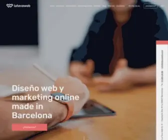 Latevaweb.com(Diseño web Barcelona) Screenshot