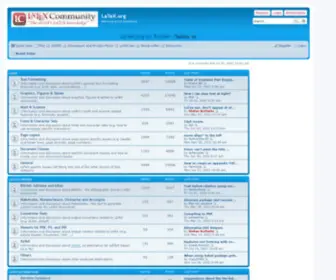 Latex.org(Latex) Screenshot