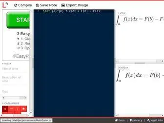 Latex4Technics.com(Online LaTeX Equation Editor) Screenshot