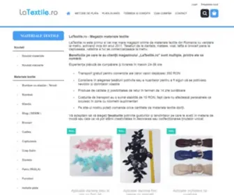 Latextile.ro(Materiale textile) Screenshot