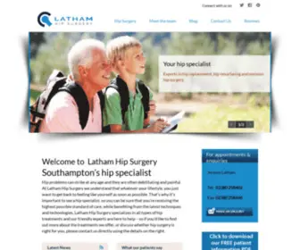 Lathamhipsurgery.com(Hip Specialist Southampton) Screenshot