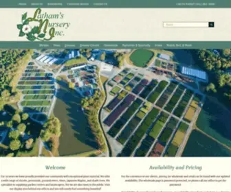 Lathamsnursery.com(Latham's Nursery) Screenshot