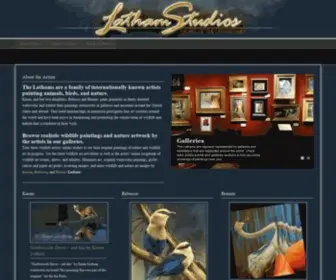 Lathamstudios.com(Latham Wildlife Art) Screenshot