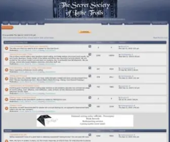 Lathetrolls.com(The Secret Society of Lathe Trolls) Screenshot