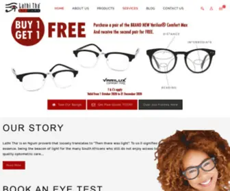 Lathitha.co.za(Optometrists In East London) Screenshot