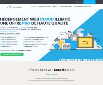 Laticode.com(Hébergement web en Algérie à partir deDA) Screenshot