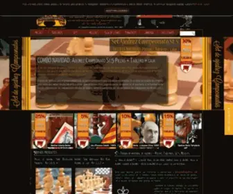 Latiendadeajedrez.com(Tienda especializada en productos de ajedrez) Screenshot