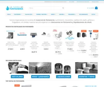 Latiendadefontaneria.com(Materiales de Fontanería y Suministros) Screenshot