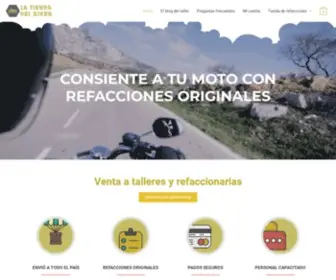 Latiendadelbiker.com(En la Tienda del Biker puedes comprar refacciones para tú motocicleta) Screenshot