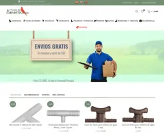 Latiendadelcanario.com(La tienda del canario alimentos jaulas) Screenshot