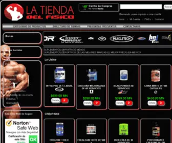 Latiendadelfisico.com.mx(SUPLEMENTOS DEPORTIVOS MEXICO) Screenshot