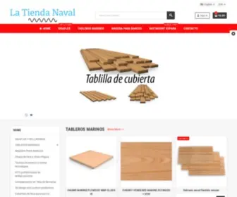 Latiendanaval.es(Fabricación cubiertas de teka) Screenshot