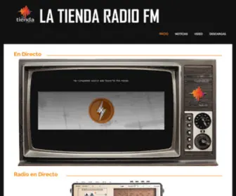 Latiendaradiofm.com(La Tienda Radio FM) Screenshot