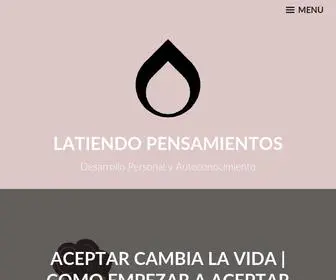 Latiendopensamientos.com(Latiendo Pensamientos) Screenshot