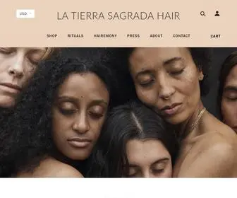 Latierrasagradahair.com(La Tierra Sagrada Hair) Screenshot