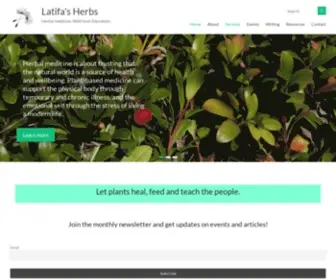 Latifasherbs.com(Herbal medicine) Screenshot