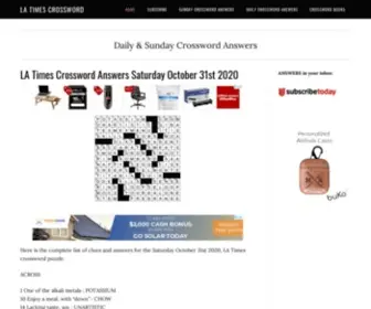 Latimescrossword.com(Times Crossword Answers) Screenshot