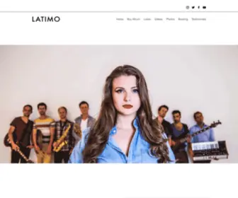 Latimoband.com(London Pop Funk Band Official) Screenshot