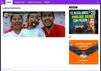 Latinaenvivo.pe(Televisión) Screenshot