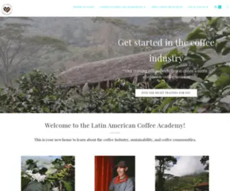 Latinamericancoffeeacademy.org(Latin American Coffee Academy) Screenshot