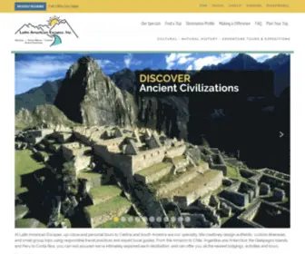 Latinamericanescapes.com(Latin American Escapes) Screenshot