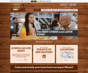 Latinamericangrill.net(Latin American Grill Miami Florida Home) Screenshot