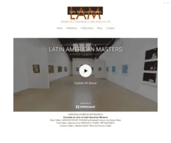 Latinamericanmasters.com(Latin American Masters) Screenshot