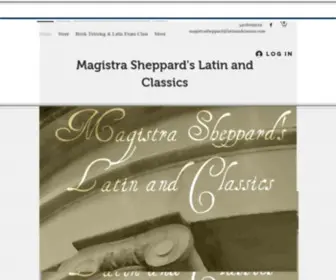 Latinandclassics.com(Magistra Sheppard's Latin and Classics) Screenshot