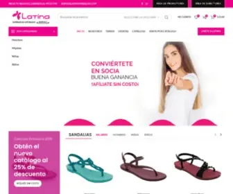 Latinasandalias.com(Tienda de Sandalias) Screenshot