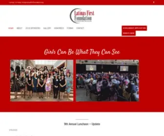 Latinasfirstfoundation.org(Latinas First Foundation) Screenshot