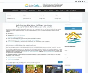 Latincarib.com(Latin American Caribbean Real Estate and Property Investments) Screenshot