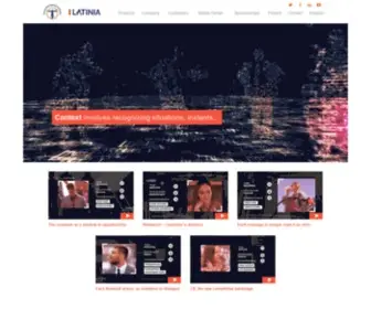 Latinia.com(Software Infrastructure for multichannel notifications) Screenshot