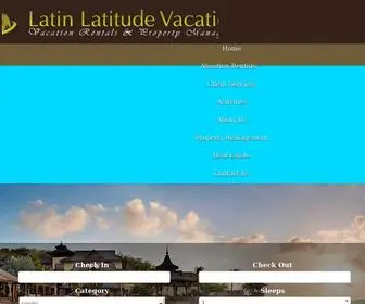 Latinlatitudevacations.com(Latin Latitude Vacation Rentals) Screenshot