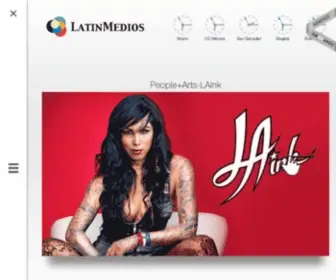 Latinmedios.com(Service interactive advertising agency serving Latin America and US Hispanic) Screenshot