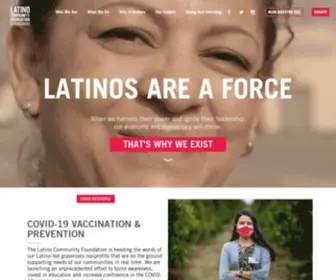 Latinocf.org(Latino Community Foundation) Screenshot