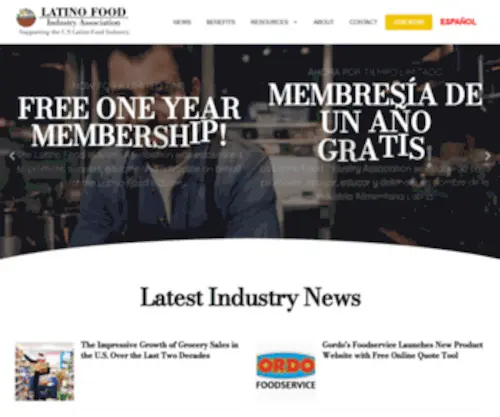 Latinofoodindustry.org(Latinofoodindustry) Screenshot