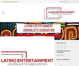 Latinojournalists.com(LEJA Home) Screenshot