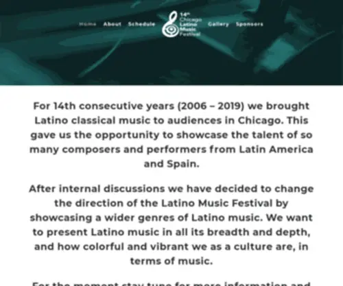 LatinomusicFest.org(Latino Music Festival) Screenshot