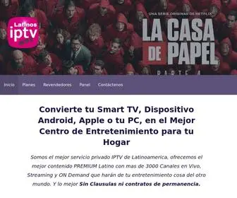 Latinosiptv.com(La mejor IPTV de Latinoamerica) Screenshot