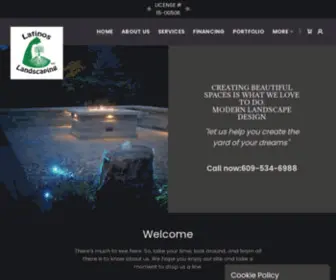 Latinoslandscapingnj.com(Hardscaping Design) Screenshot