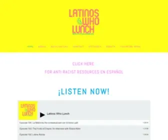 Latinoswholunch.com(Latinos Who Lunch) Screenshot