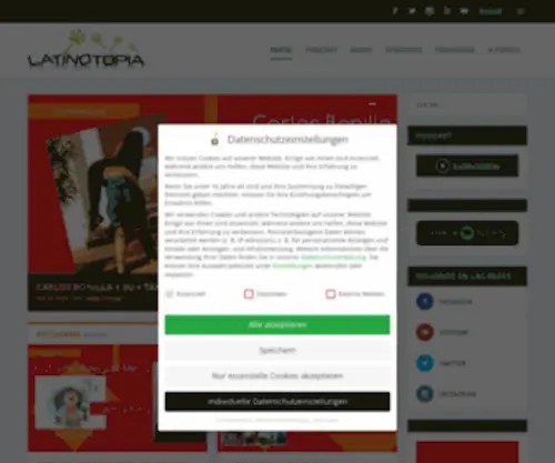 Latinotopia.net(Latinos en Alemania) Screenshot