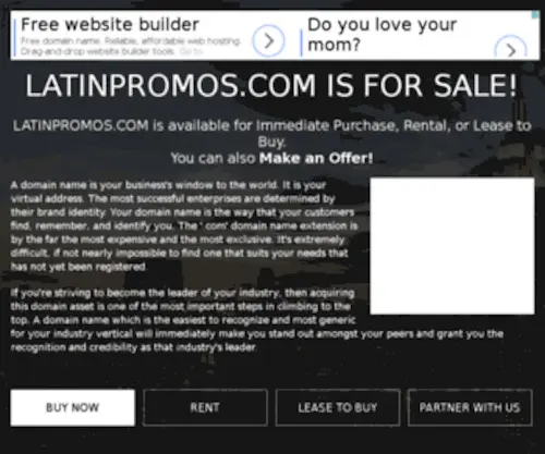 Latinpromos.com(Latinpromos) Screenshot