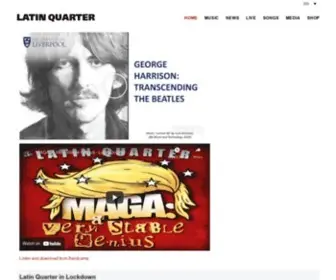 Latinquartermusic.com(Latin Quarter) Screenshot