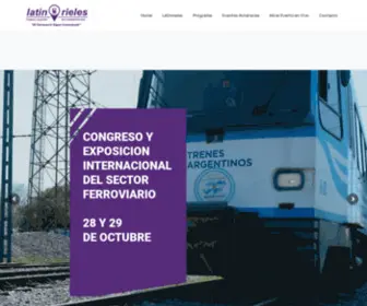 Latinrieles.net(Congreso y Exposición de la Actividad e Industria Ferroviaria) Screenshot