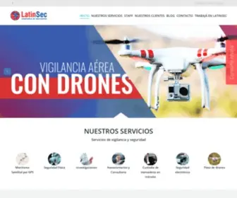Latinsec.com(Seguridad y Vigilancia) Screenshot