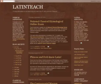 Latinteach.blogspot.com(Latinteach) Screenshot