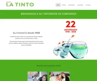 Latinto.es(Tintorería en Madrid) Screenshot