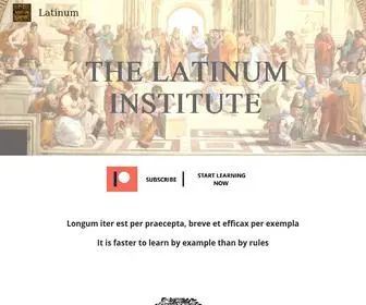 Latinum.org.uk(Latinum) Screenshot